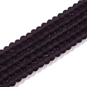 Transparent Glass Beads Strands