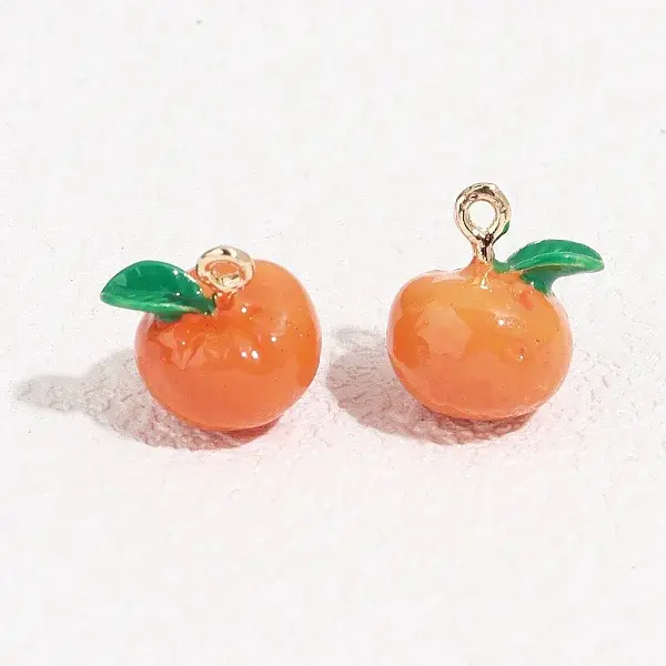 Fruit Alloy Enamel Charms