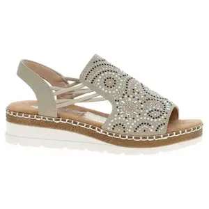 Dámské sandály Rieker V1246-62 beige 38