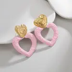 Valentine's Day 304 Stainless Steel Dangle Stud Earrings