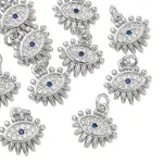 SHEGRACE Brass Cubic Zirconia Pendants