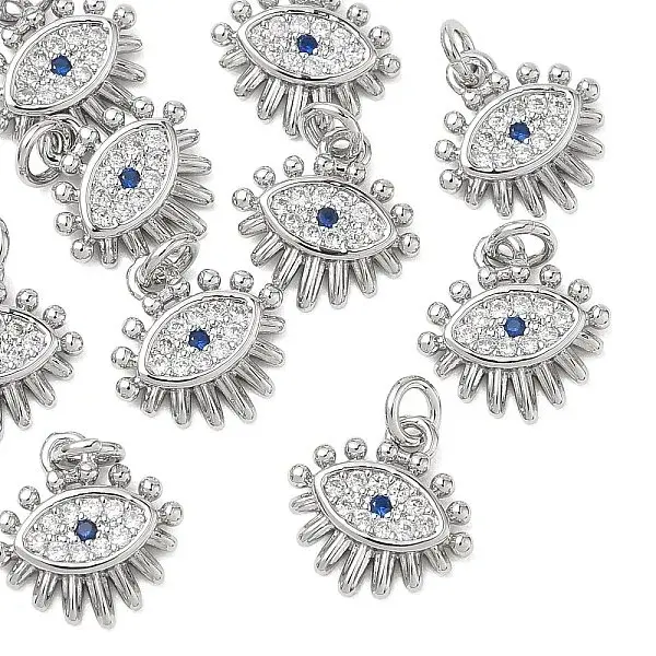 SHEGRACE Brass Cubic Zirconia Pendants