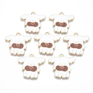 Alloy Enamel Pendants