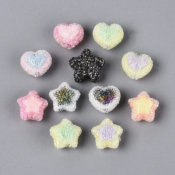 Two Tone Opaque Acrylic Beads