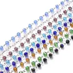 Handmade Electroplate Glass Beaded Chains