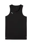 PUMA Športový top 'Teamjaws Starter'  čierna / biela