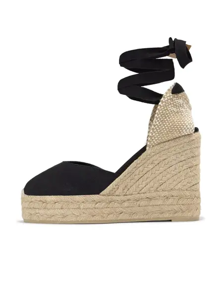 Castañer Espadrilky 'CARINA'  čierna