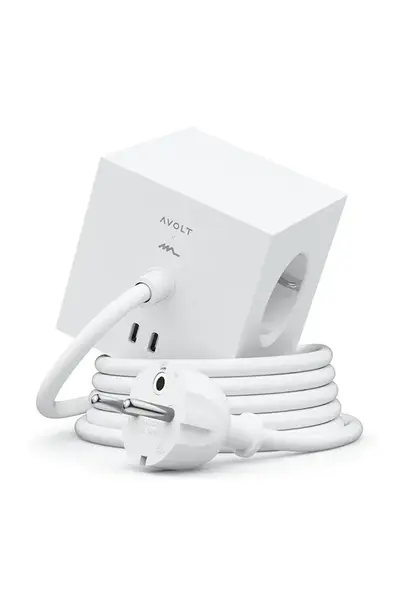 Avolt Magnetická dobíjecí kostka Avolt Square 1, 3 m Opal White