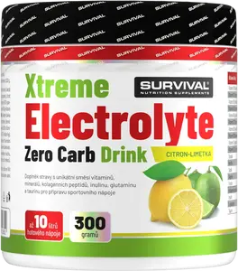 Survival Xtreme Electrolyte Zero Carb Drink 300 g citron-limetka