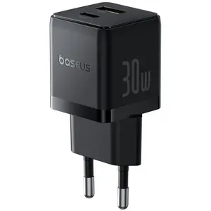 Nabíječka USB-A + USB-C Baseus Palm Fast 30W, černá