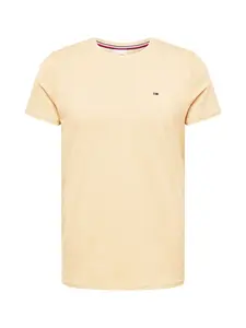 Tommy Jeans Tričko 'Extra Slim'  béžová