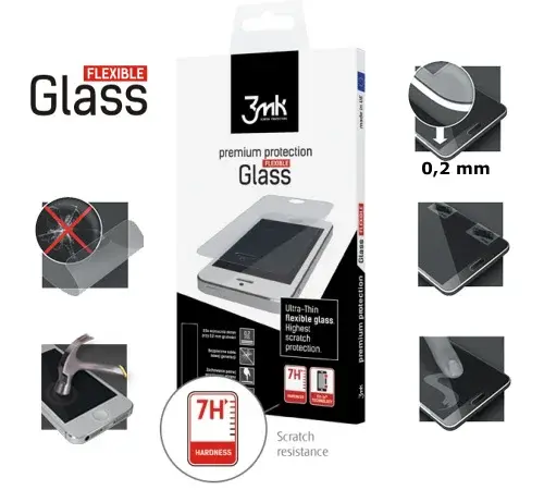 Tvrzené sklo 3mk FlexibleGlass pro Apple iPhone 6 Plus
