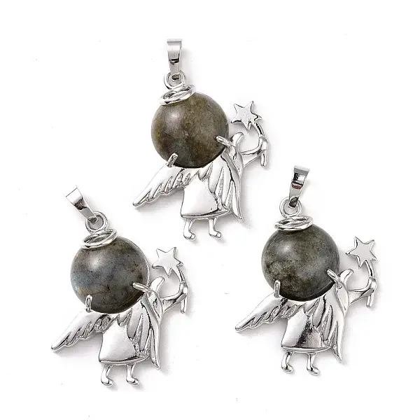 Natural Labradorite Pendants