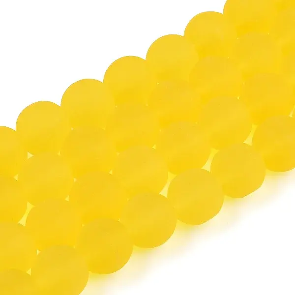 Transparent Glass Beads Strands
