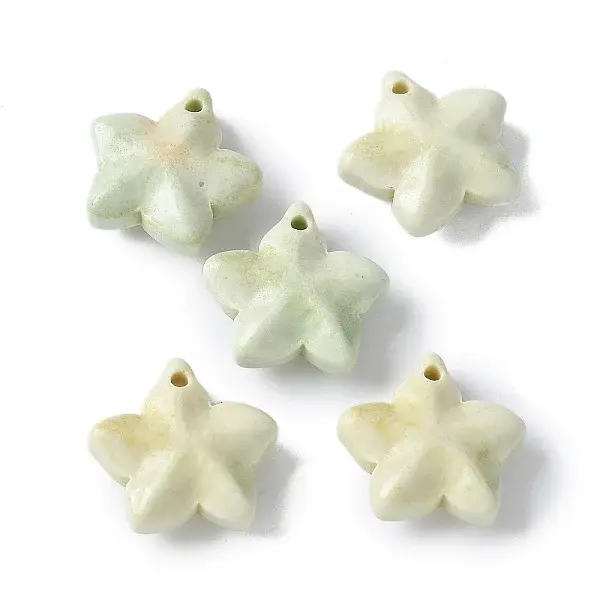 Natural Rainbow Alashan Agate Charms