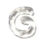 Transparent Resin Alphabet Pendants