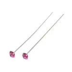 Brass Micro Pave Cubic Zirconia Stud Earring Findings