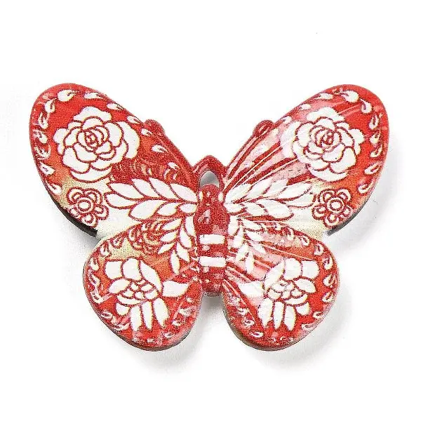 Printed Opaque Acrylic Beads