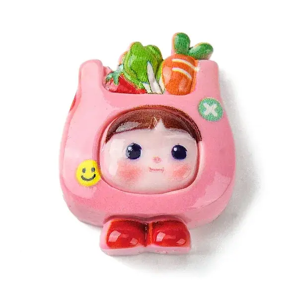 Cartoon Boy Opaque Resin Decoden Cabochons