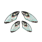 4Pcs 4 Styles Transparent Epoxy Resin Pendants