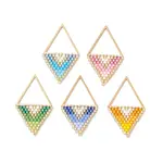 MIYUKI Glass Seed Beaded Pendants