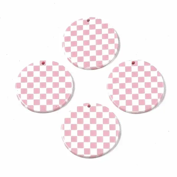 Opaque Cellulose Acetate(Resin) Pendants