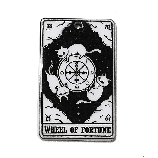 Tarot Theme Printed Acrylic Pendants