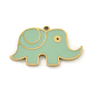 316 Surgical Stainless Steel Enamel Charms