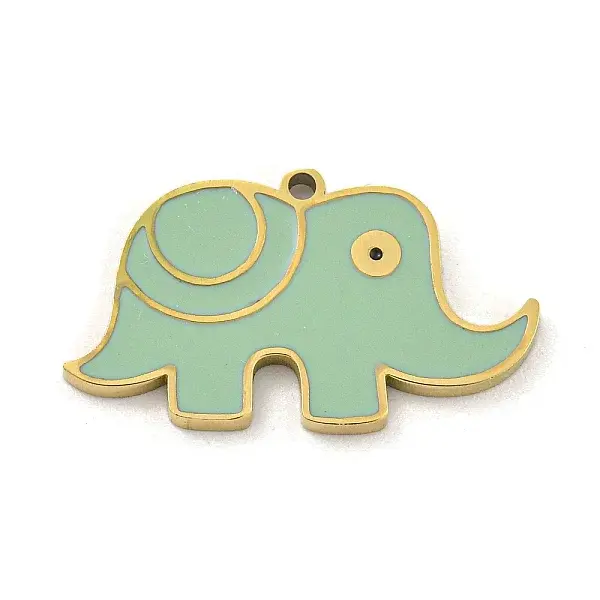 316 Surgical Stainless Steel Enamel Charms