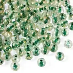 100Pcs Crackle Transparent Glass Beads