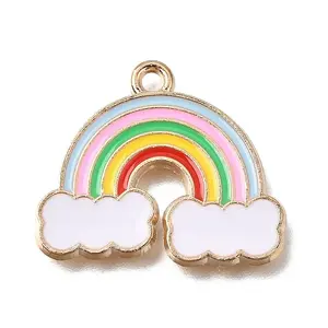Alloy with Enamel Pendants