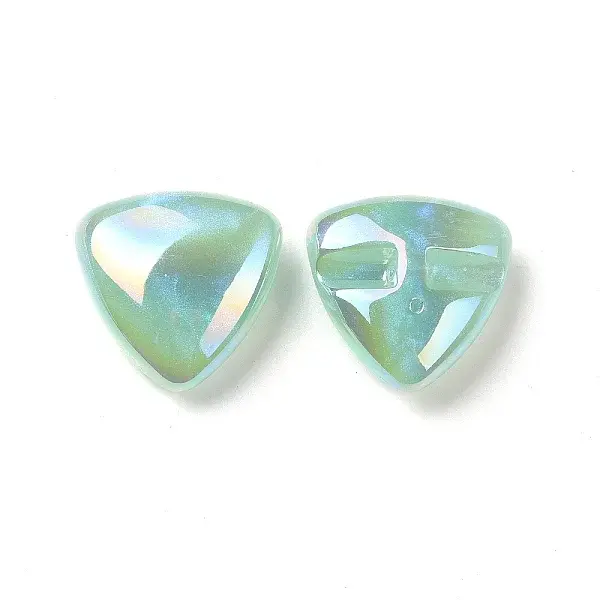Rainbow Iridescent Plating Acrylic Beads