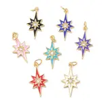 Brass Micro Pave Cubic Zirconia Pendant