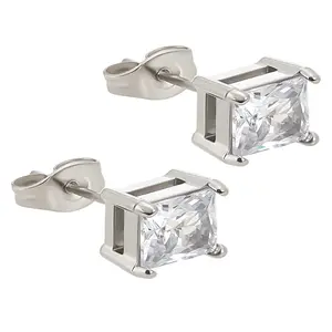 2Pcs Stainless Steel Stud Earrings