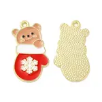 Christmas Alloy Enamel Pendants