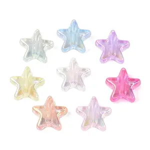 UV Plating Transparent Acrylic Beads