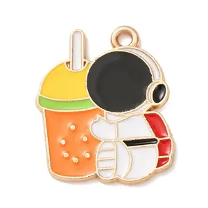 Alloy with Enamel Pendants