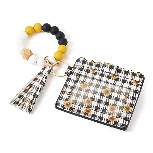 Silicone Beads Keychain