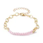 Waxed Cotton Cords Braided Link Bracelets