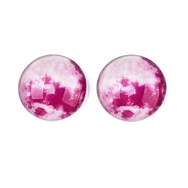 Fluorescent Glass Cabochons