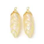 Rainbow Iridescent Plating Resin Pendants