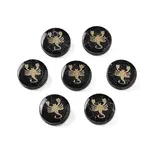 Dyed Black Synthetic Turquoise Beads