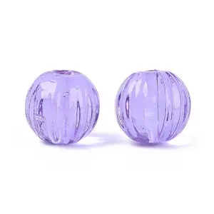 Handmade Ribbed Lampwork Beads