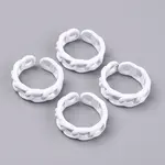 Spray Painted Alloy Cuff Rings