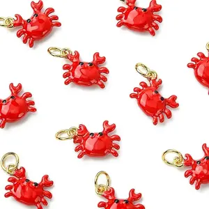 Brass Enamel Pendants
