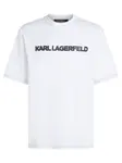 Karl Lagerfeld Tričko  čierna / biela