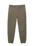 Pull&Bear Nohavice  kaki
