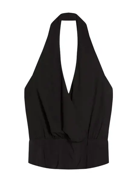 Bershka Top  čierna