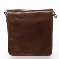 Kožená crossbody taška hnědá - Delami Mason