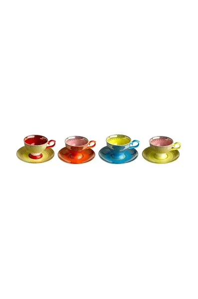 Sada šálků a podšálků Pols Potten 90 ml 4-pack
